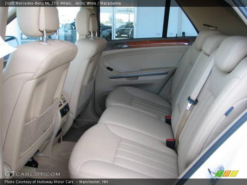 Arctic White / Macadamia 2008 Mercedes-Benz ML 350 4Matic