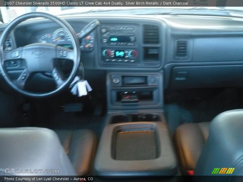Silver Birch Metallic / Dark Charcoal 2007 Chevrolet Silverado 3500HD Classic LT Crew Cab 4x4 Dually