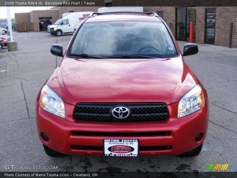 Barcelona Red Pearl / Taupe 2008 Toyota RAV4 I4