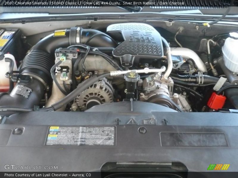  2007 Silverado 3500HD Classic LT Crew Cab 4x4 Dually Engine - 6.6 Liter OHV 32-Valve Duramax Turbo-Diesel V8