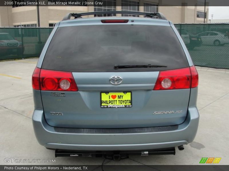 Blue Mirage Metallic / Stone Gray 2006 Toyota Sienna XLE