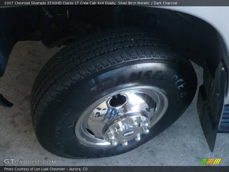 Silver Birch Metallic / Dark Charcoal 2007 Chevrolet Silverado 3500HD Classic LT Crew Cab 4x4 Dually