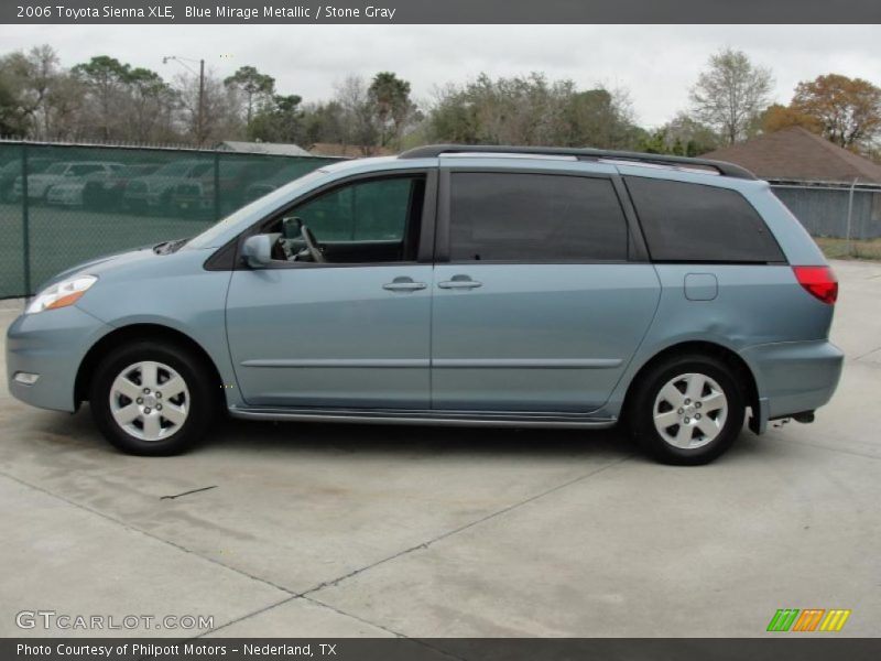 Blue Mirage Metallic / Stone Gray 2006 Toyota Sienna XLE