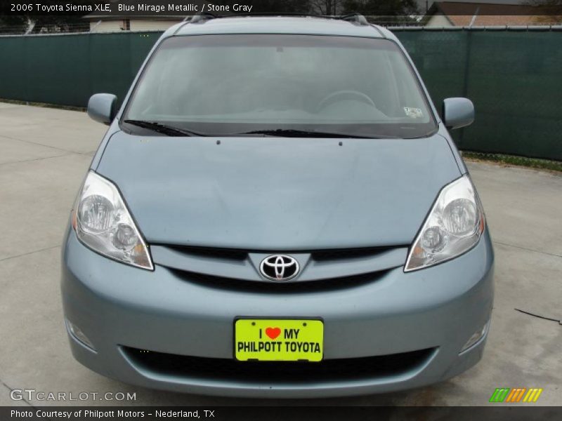 Blue Mirage Metallic / Stone Gray 2006 Toyota Sienna XLE