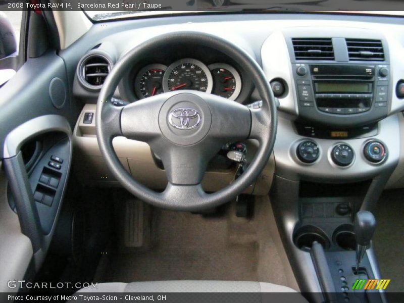 Barcelona Red Pearl / Taupe 2008 Toyota RAV4 I4