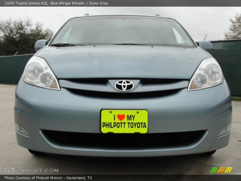 Blue Mirage Metallic / Stone Gray 2006 Toyota Sienna XLE