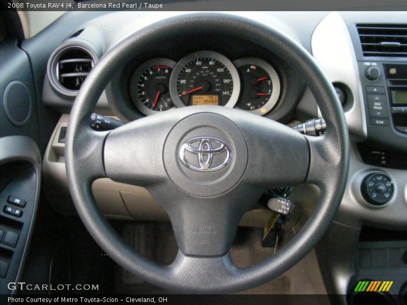 Barcelona Red Pearl / Taupe 2008 Toyota RAV4 I4