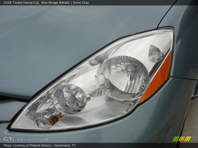 Blue Mirage Metallic / Stone Gray 2006 Toyota Sienna XLE