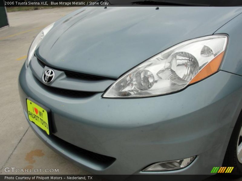 Blue Mirage Metallic / Stone Gray 2006 Toyota Sienna XLE