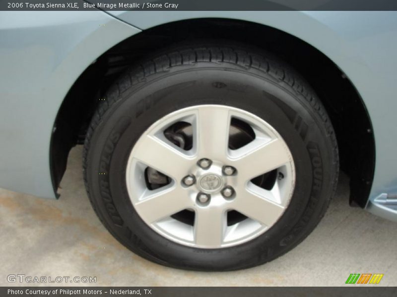 Blue Mirage Metallic / Stone Gray 2006 Toyota Sienna XLE