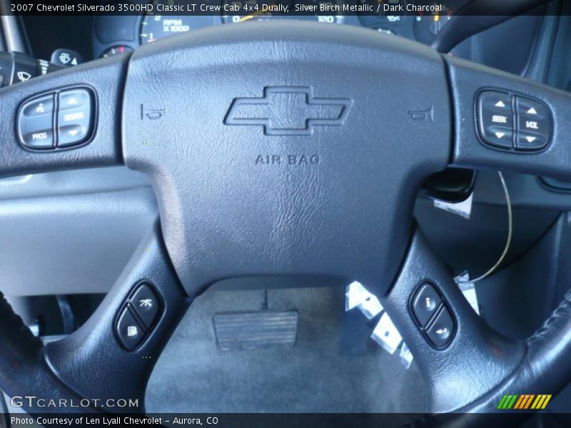 Silver Birch Metallic / Dark Charcoal 2007 Chevrolet Silverado 3500HD Classic LT Crew Cab 4x4 Dually