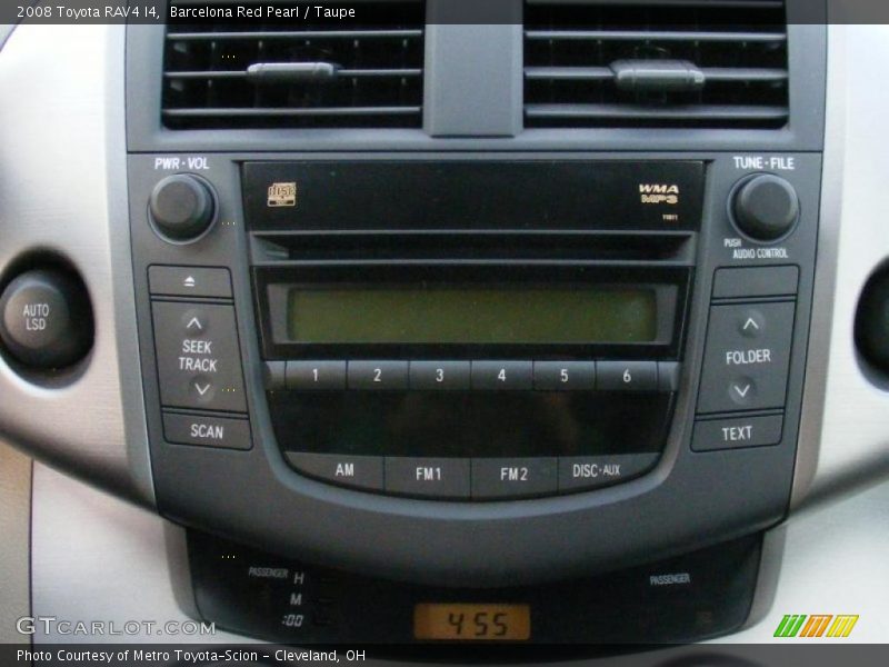 Barcelona Red Pearl / Taupe 2008 Toyota RAV4 I4