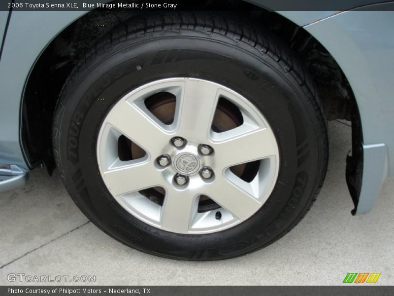 Blue Mirage Metallic / Stone Gray 2006 Toyota Sienna XLE
