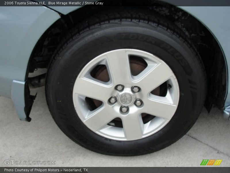 Blue Mirage Metallic / Stone Gray 2006 Toyota Sienna XLE