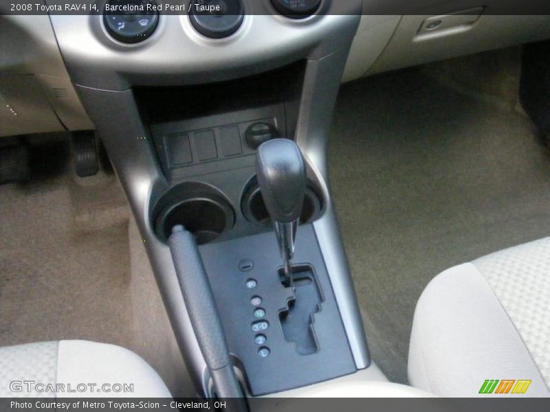 Barcelona Red Pearl / Taupe 2008 Toyota RAV4 I4