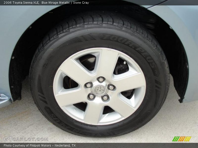 Blue Mirage Metallic / Stone Gray 2006 Toyota Sienna XLE
