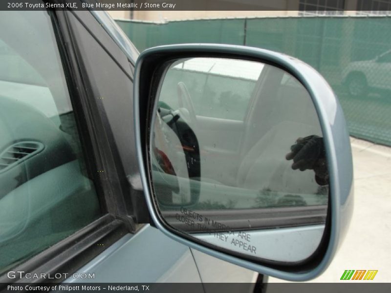 Blue Mirage Metallic / Stone Gray 2006 Toyota Sienna XLE