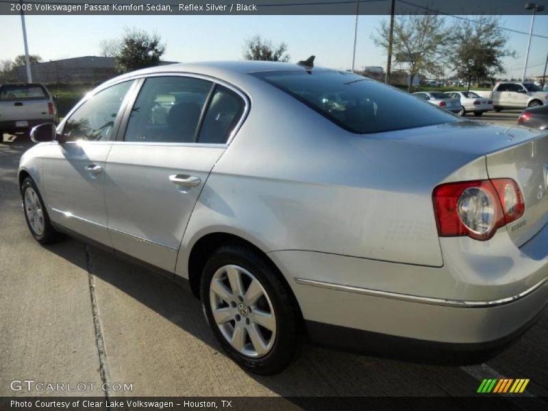 Reflex Silver / Black 2008 Volkswagen Passat Komfort Sedan