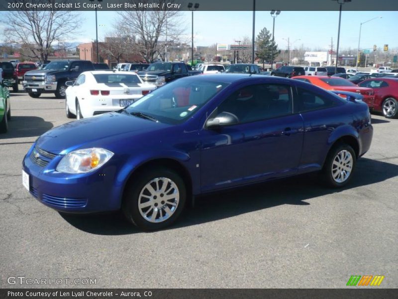 Laser Blue Metallic / Gray 2007 Chevrolet Cobalt LS Coupe