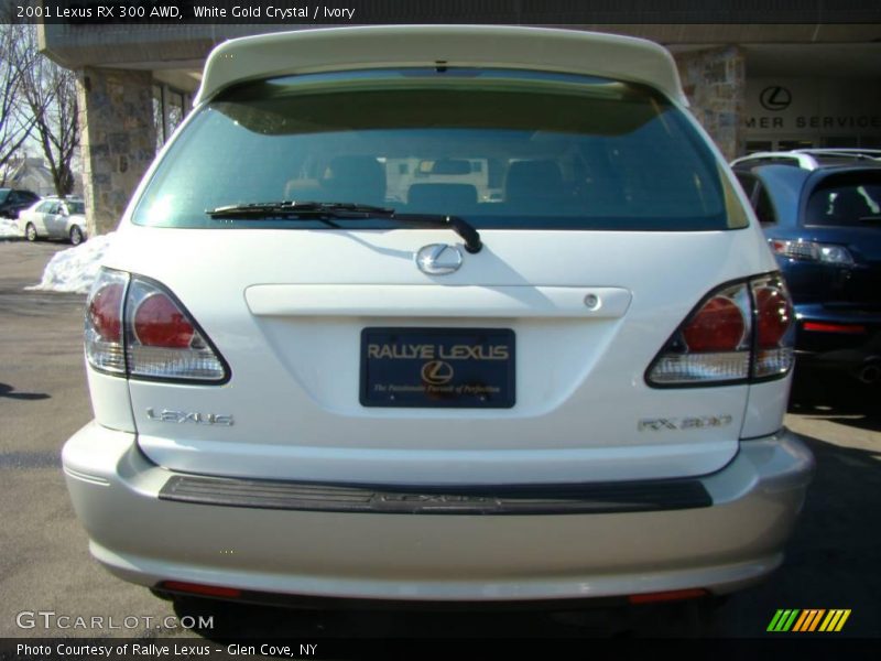 White Gold Crystal / Ivory 2001 Lexus RX 300 AWD