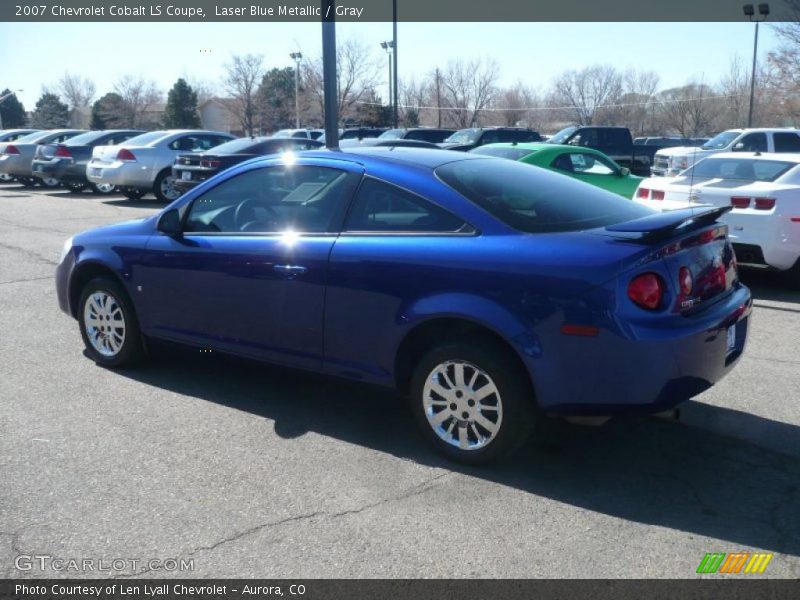 Laser Blue Metallic / Gray 2007 Chevrolet Cobalt LS Coupe