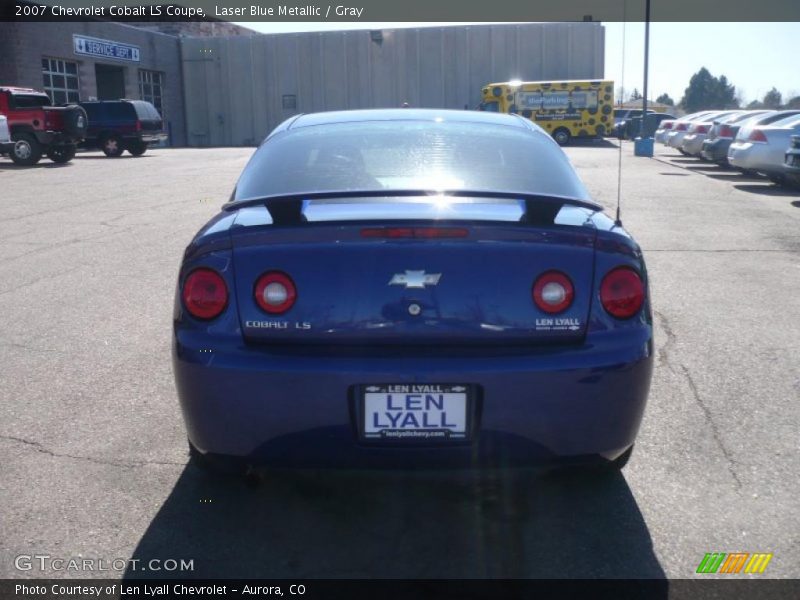 Laser Blue Metallic / Gray 2007 Chevrolet Cobalt LS Coupe