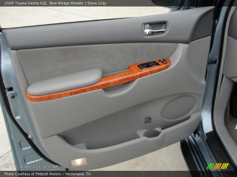 Blue Mirage Metallic / Stone Gray 2006 Toyota Sienna XLE