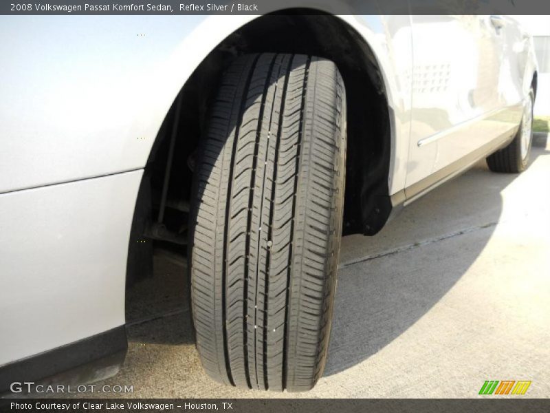 Reflex Silver / Black 2008 Volkswagen Passat Komfort Sedan