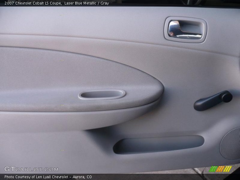 Laser Blue Metallic / Gray 2007 Chevrolet Cobalt LS Coupe
