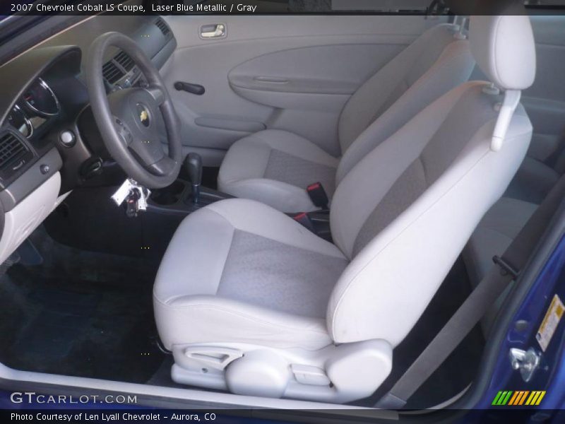 Laser Blue Metallic / Gray 2007 Chevrolet Cobalt LS Coupe