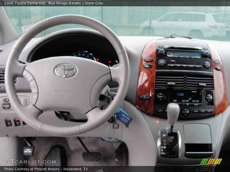 Blue Mirage Metallic / Stone Gray 2006 Toyota Sienna XLE