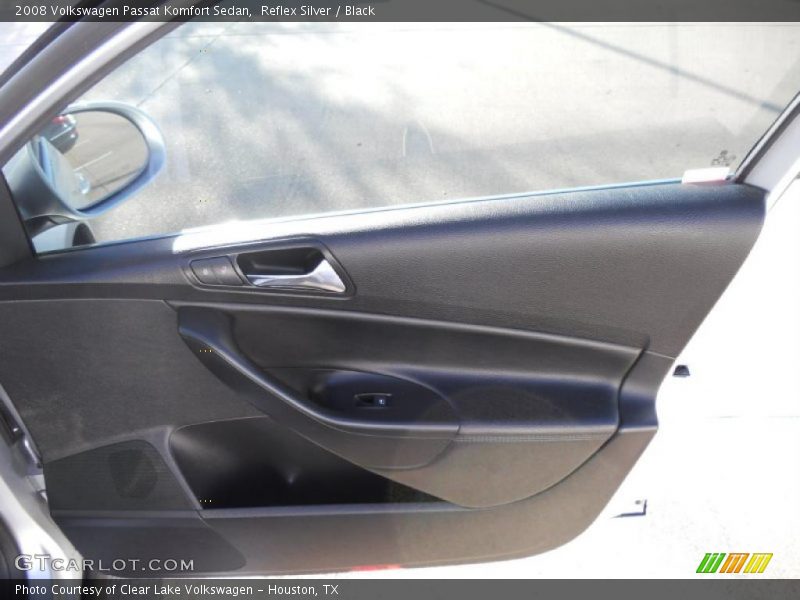 Reflex Silver / Black 2008 Volkswagen Passat Komfort Sedan