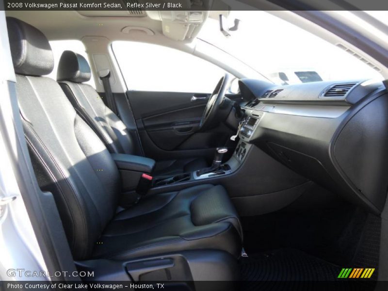 Reflex Silver / Black 2008 Volkswagen Passat Komfort Sedan