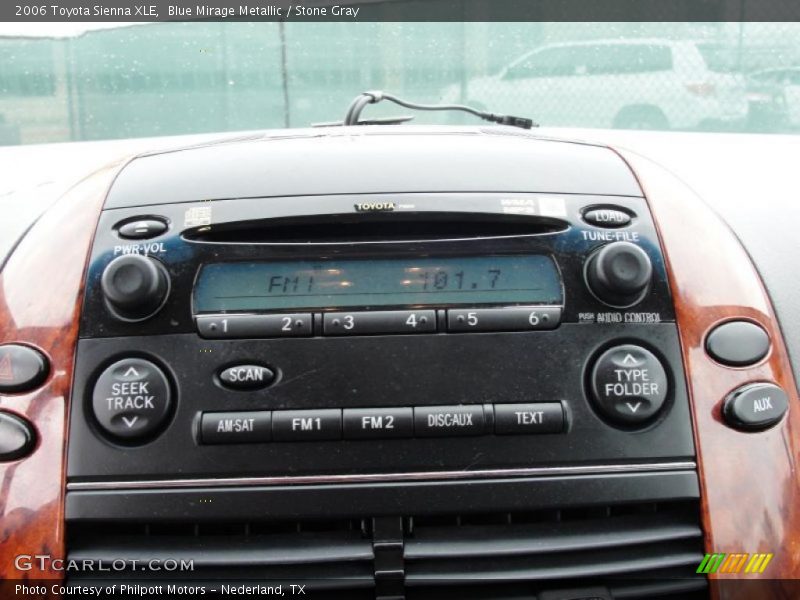 Blue Mirage Metallic / Stone Gray 2006 Toyota Sienna XLE