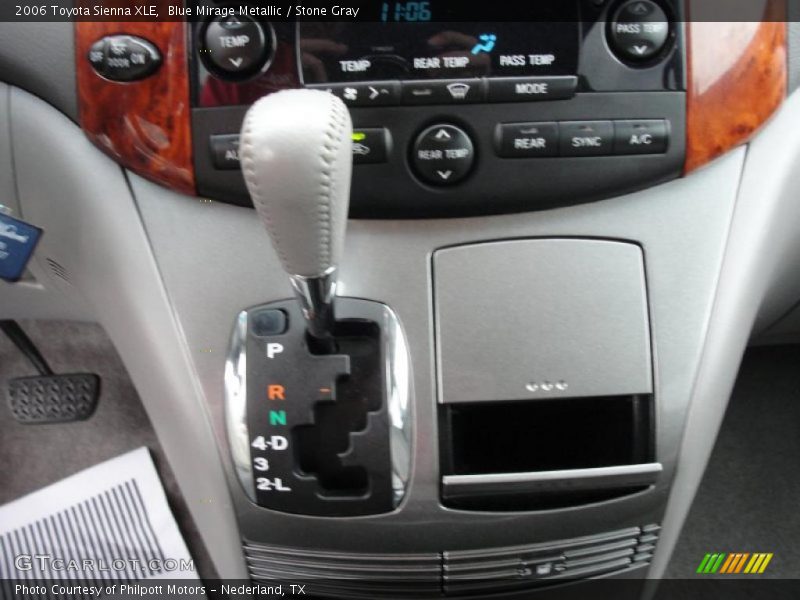 Blue Mirage Metallic / Stone Gray 2006 Toyota Sienna XLE