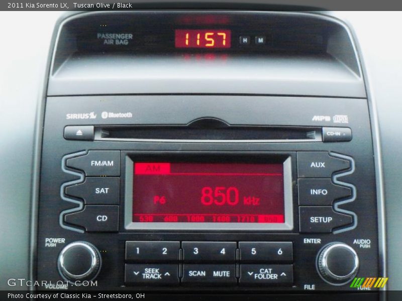 Controls of 2011 Sorento LX