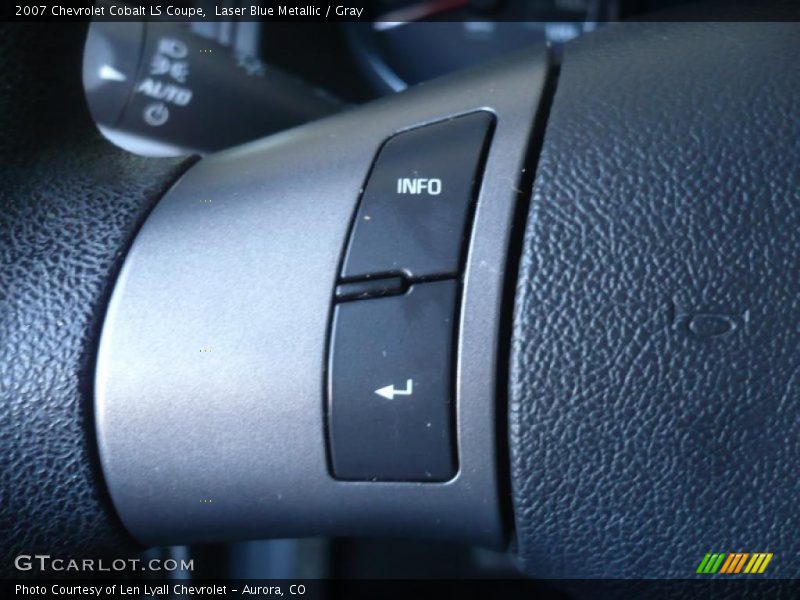 Laser Blue Metallic / Gray 2007 Chevrolet Cobalt LS Coupe