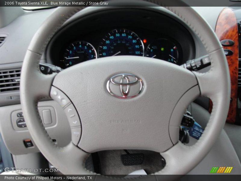 Blue Mirage Metallic / Stone Gray 2006 Toyota Sienna XLE