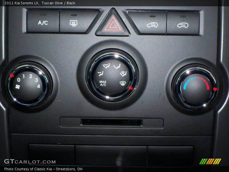 Controls of 2011 Sorento LX