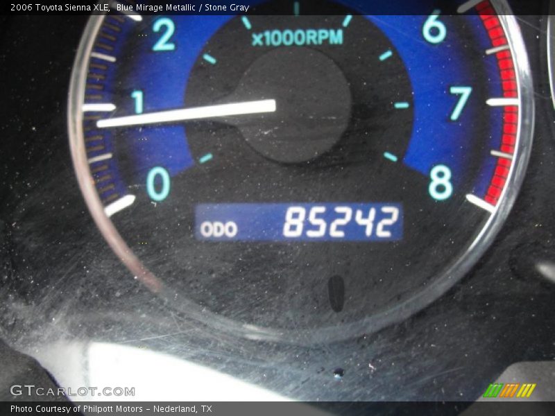 Blue Mirage Metallic / Stone Gray 2006 Toyota Sienna XLE