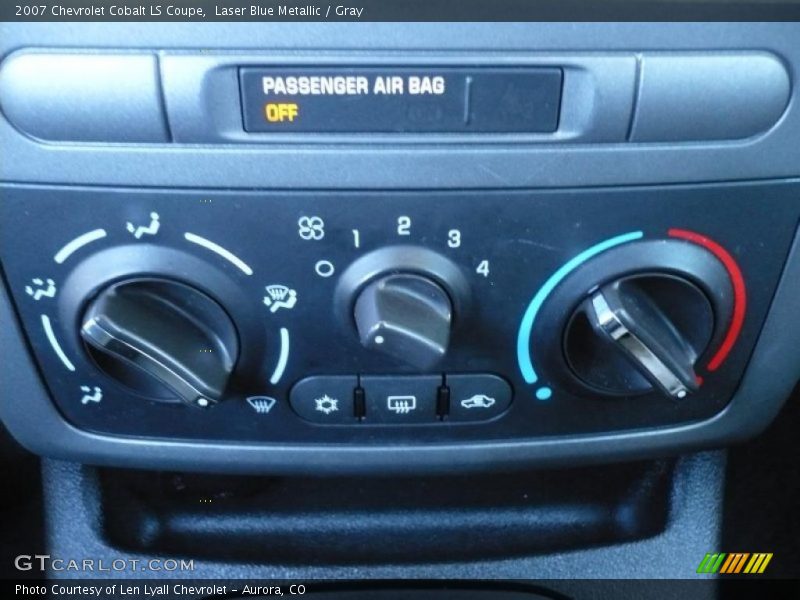 Laser Blue Metallic / Gray 2007 Chevrolet Cobalt LS Coupe