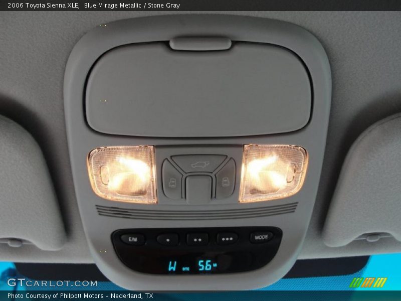 Blue Mirage Metallic / Stone Gray 2006 Toyota Sienna XLE