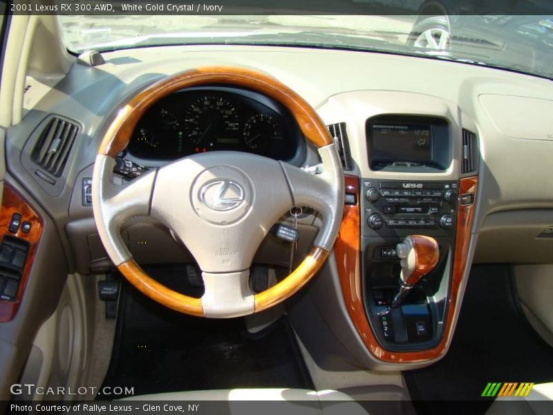 White Gold Crystal / Ivory 2001 Lexus RX 300 AWD