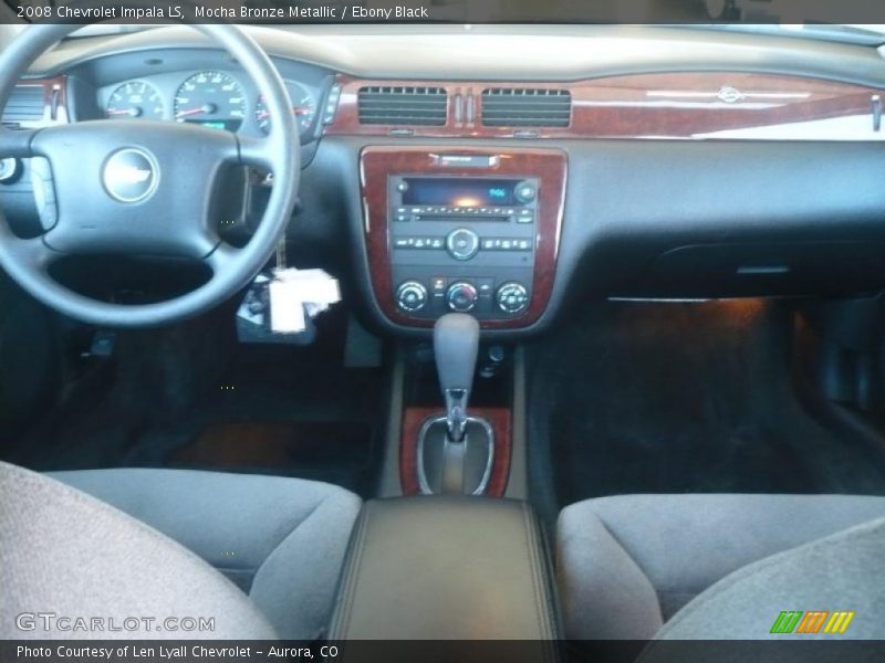Mocha Bronze Metallic / Ebony Black 2008 Chevrolet Impala LS