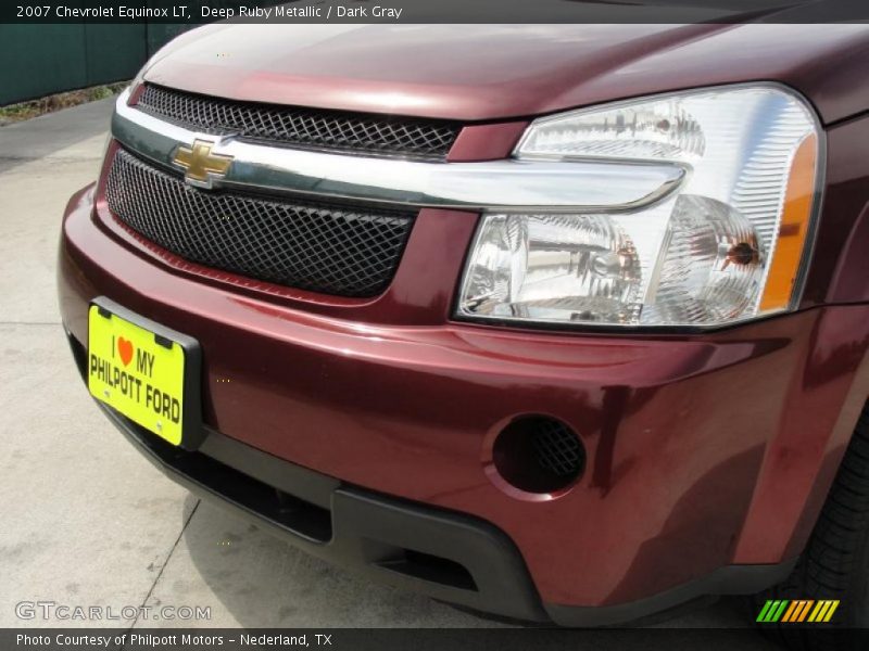 Deep Ruby Metallic / Dark Gray 2007 Chevrolet Equinox LT