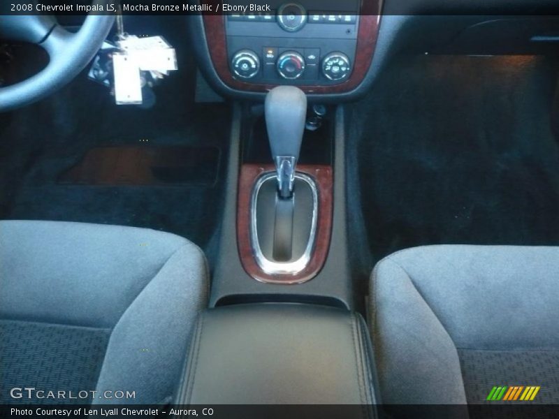 Mocha Bronze Metallic / Ebony Black 2008 Chevrolet Impala LS