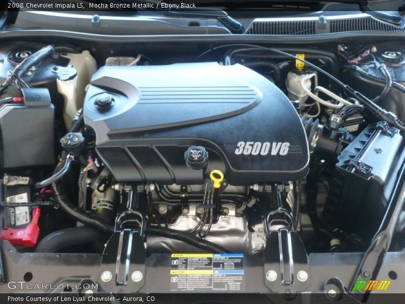 Mocha Bronze Metallic / Ebony Black 2008 Chevrolet Impala LS