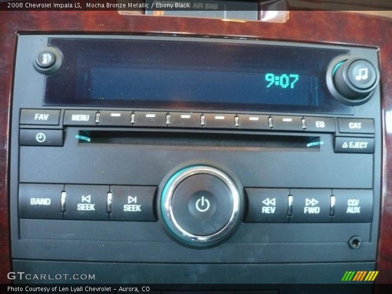 Mocha Bronze Metallic / Ebony Black 2008 Chevrolet Impala LS