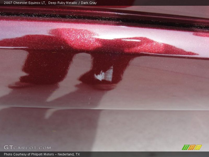 Deep Ruby Metallic / Dark Gray 2007 Chevrolet Equinox LT