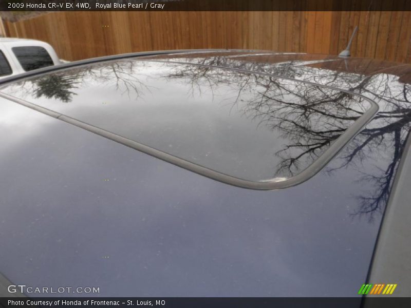 Royal Blue Pearl / Gray 2009 Honda CR-V EX 4WD
